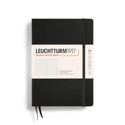 Obrázek Leuchtturm1917 zápisník Medium (A5), tvrdé desky, 249 stran, černá