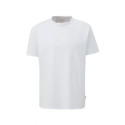 Obrázek QS Herren 2143874 T Shirt, Weiß, L EU