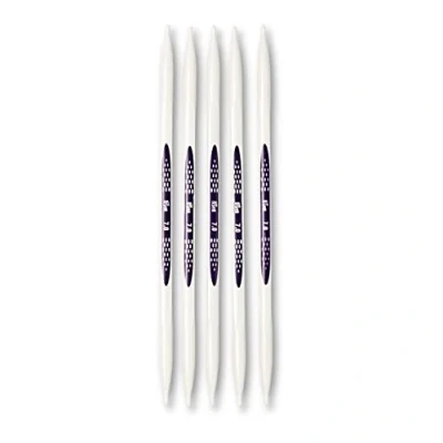 Obrázek Prym Ergonomické dvoubodové pletací jehlice / jehly, plast, délka 7 mm, 20 cm, vícebarevné, 5 kusů