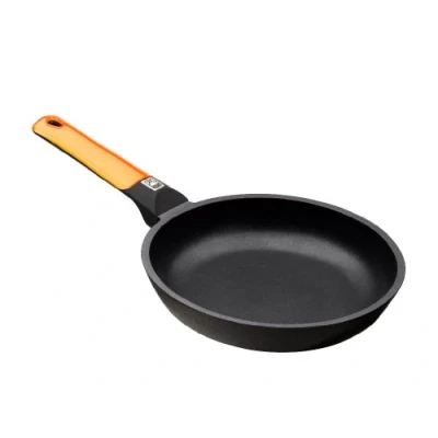Obrázek BRA Efficient Orange 18 cm pánev z hliníkové litiny s nepřilnavým povrchem Platinum Plus, vhodná pro všechny typy sporáků včetně indukčních