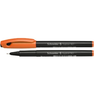 Obrázek Schneider Topliner 967 mikrofix (tloušťka linky 0,4 mm) 1 kus oranžový, 196706