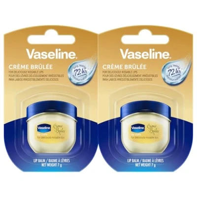 Obrázek Vaseline Lip Therapy Crème Brûlée Pečující balzám na rty pro optimální vlhkost (Crème (balení 2 ks))