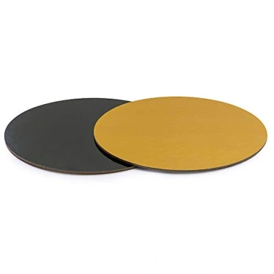 Obrázek DECORA Forma na koláč Cake Dish Gold/Black, zlatá/černá, Ø 40 cm, lepenka, 30 x cm