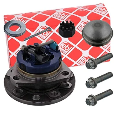 Obrázek Sada ložisek kol febi bilstein 24164 s otáčecím mechanismem, ochranný kryt a splint (přední náprava oboustranné) ložiska kol, 1 kus