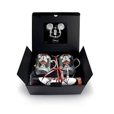 Obrázek Egan, Porzellan, Set 2 Mug Stapelbar Mickey mit Tischset, WMSET/22, Rot