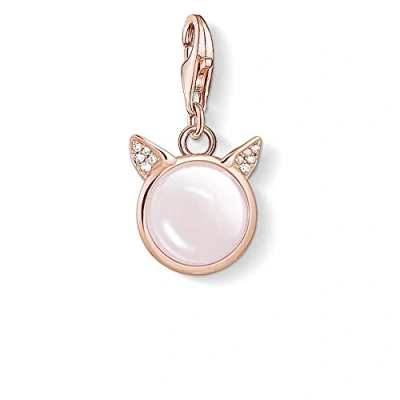 Obrázek Thomas Sabo Dámský šarmantní přívěšek kočka koule Charm Club 925 sterlingové stříbro 1842 417 9