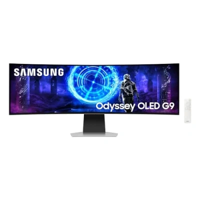 Obrázek Samsung 49 palců Odyssey OLED G9 G95SD, DQHD (5, 120 x 1,440), herní monitor, PC obrazovka, 240 Hz, Glare Free, doba odezvy 0,03 ms, rozbočovač, LS49DG954SUXEN