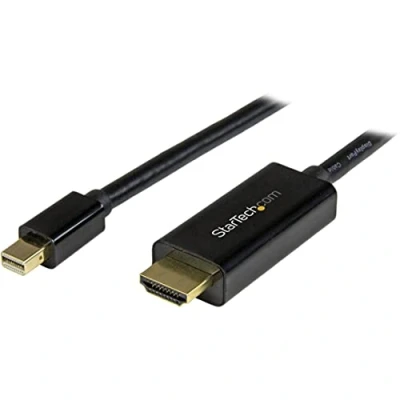 Obrázek StarTech.com 5m Mini DisplayPort auf HDMI Kabel Computer Monitor 4k Konverter mDP 2.0 Schwarz (MDP2HDMM5MB)
