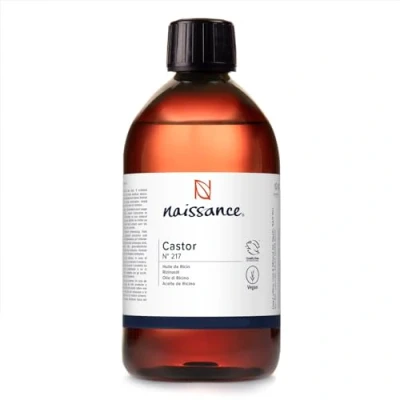 Obrázek Naissance Ricinový olej lisovaný za studena (č. 217) 450 ml na vlasy, vousy, řasy, obočí, kůži, obličej