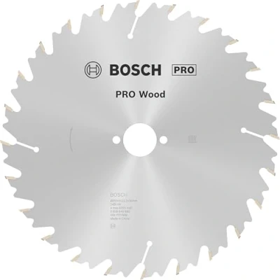 Obrázek Bosch 1x pro Wood pilový kotouč síťované stolní kotoučové pily (pro měkké dřevo, tvrdé Ø mm, profesionální příslušenství kotoučová pila)