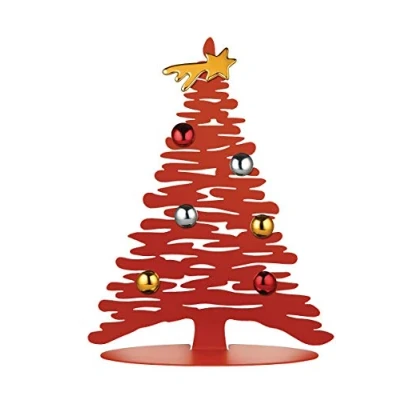 Obrázek Alessi BM06/30 R Bark for Christmas vánoční ozdoby, ocel, lakovaná epoxidovou pryskyřicí, porcelán