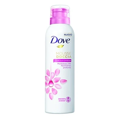 Obrázek DOVE Duschmousse Rosenöl 6 x 200 ml (6er Pack)
