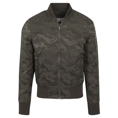 Obrázek Urban Classics Pánská bunda Bomber, zelená (Darkolive 551)