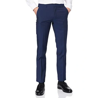 Obrázek Roy Robson Pánské kalhoty Slim Fit, Modrá (modrá 18), 31W / 34L