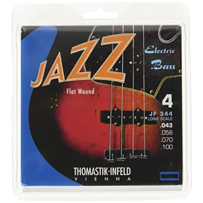 Obrázek Thomastik Saiten für E Bass Jazz Flat Wound Satz JF344 4 string long scale 34&quot;