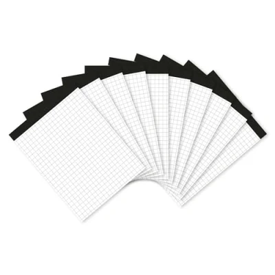 Obrázek Landré Poznámkový blok bez titulního listu A6 čtverečkovaný, 50 listů, 70 g/m², 10 kusů