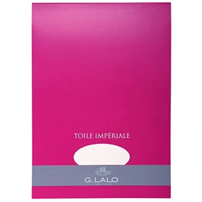 Obrázek G.Lalo 13500L psací blok Toile impériale (DIN A4, 210 x 297 mm, 50 listů, 100 g) bílý