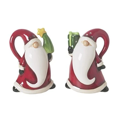 Obrázek Excelsa Santa Claus Salz und Pfefferstreuer Set, Keramik, rot, 6x4.5x8 cm, 2
