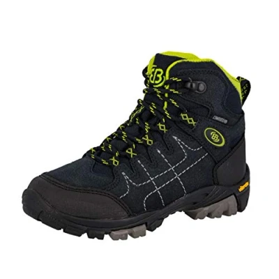 Obrázek Brütting Unisex dětské Mount Shasta Kids Hi trekingové &amp; turistické boty, námořnictvo Lemon
