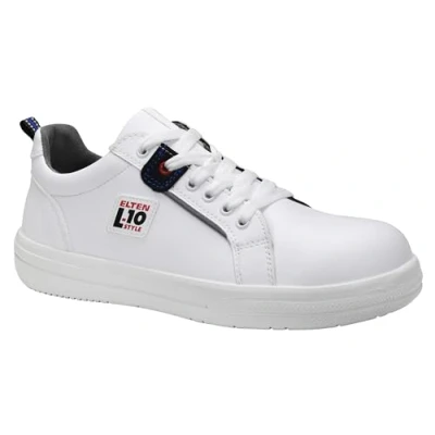 Obrázek ELTEN Bezpečnostní boty GHOST Low ESD S3, pánské, textil, ocelová špička, lehká, sportovní, bílá, velikost: 47