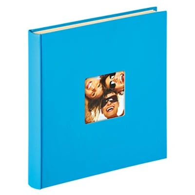Obrázek walther design Fotoalbum oceánová modrá 33 x 34 cm samolepicí album s výřezem obalu, Fun SK 110 U