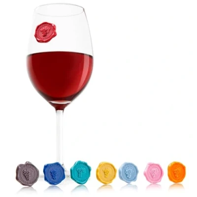 Obrázek Vacu vin Klasické pečeťové značkovače, sklo, barevné, 1 kus (balení ks), 8