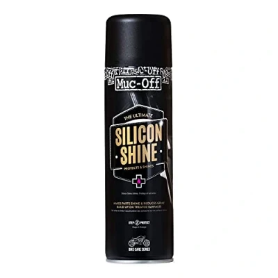 Obrázek Muc Off Motorcycle Silicon Shine, 500 ml Hochwertiges Motorrad Silikonspray für ein Glänzendes Finish Schützt und Verhindert Schmutzanhaftung