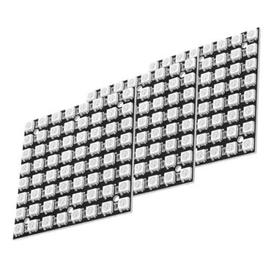 Obrázek GERUI 3 kusy U 64 LED maticového panelu CJMCU 8x8 Modul WS2812 5050 RGB v plném barevném ovladači barevné světlo, vývojová deska kompatibilní s Arduino a pro Raspberry