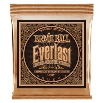 Obrázek Ernie Ball Everlast Light Coated fosfor bronzové akustické kytarové struny, tloušťka 11 52