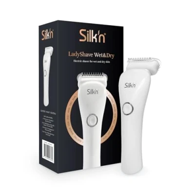 Obrázek Silk&#039;n LadyShave Wet &amp; Dry elektrický dámský holicí strojek mokrá a suchá pokožka