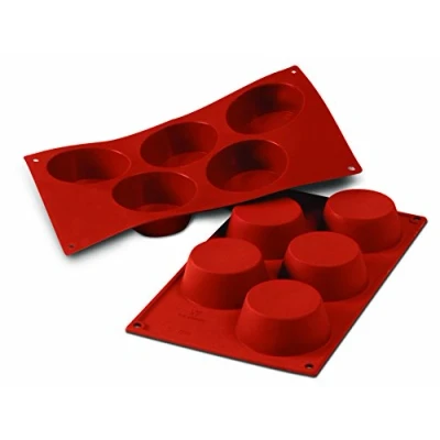 Obrázek Silikomart 20.024.00.0060 SF 024 MUFFIN SILICONE MOULD ø81 H 32 MM