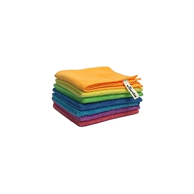 Obrázek Vileda Univerzální utěrky z mikrovlákna Colors, čisticí ubrousky pro suché a vlhké použití, 100% materiál mikrovlákna, 30 x cm, vícebarevné, balení po 7 kusech