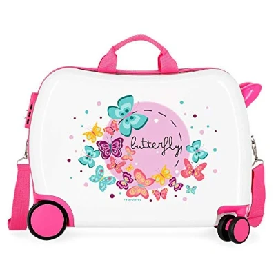 Obrázek MOVOM Happy Time dětské zavazadlo 55 centimeters 32 vícebarevné (Multicolor), Butterfly., Sedák 360
