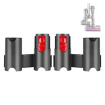 Obrázek 2 Stück Aufbewahrungs Halterungen Zubehörhalter für Dyson V7 V8 V10 V11 V15 Outsize Cordless Stick Staubsauger, Dockingstation Wandhalterung Befestigungen