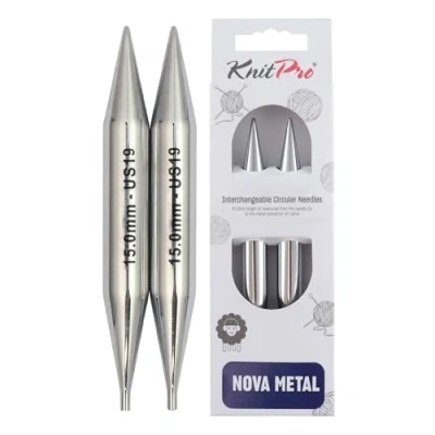 Obrázek KnitPro Nova kov (15,00 mm) vyměnitelné pletené hroty 1 jednotka