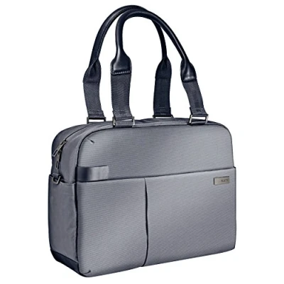Obrázek Leitz, Business taška přes rameno pro 13,3&quot; laptop nebo Ultrabook, Smart Traveller, Complete, stříbrná, 60180084