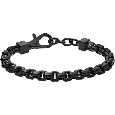 Obrázek Armani Exchange Pánský náramek z ušlechtilé oceli s karabinovým uzávěrem, Nerezová ocel, Bez drahokamu