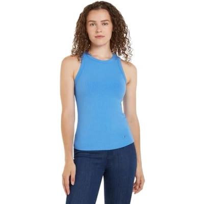 Obrázek Tommy Hilfiger SLIM TANK Top, Ženy, Velikost: Large, Blue spell