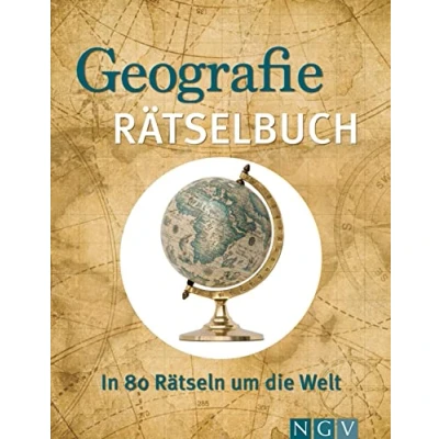 Obrázek Geografie Rätselbuch: In 80 Rätseln um Die Welt Geschenkidee für Landkarten Fans und Geographie Liebhaber