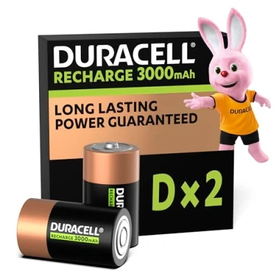 Obrázek Duracell Recharge Ultra D Mono Dobíjecí baterie LR20 3000 mAh, 2 Pack
