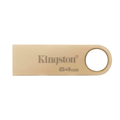 Obrázek Kingston DataTraveler SE9 Gen 3 64 GB 220 MB/s při čtení kov USB flash disk 3.2 1 zlatý