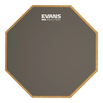 Obrázek Evans RealFeel Drum Practice Pad Bubeník guma, jednostranná, montovatelná na stavu, 7 palců
