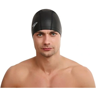 Obrázek Speedo Unisex Pace Cap plavecká čepice pro dospělé, černá, jednotná velikost