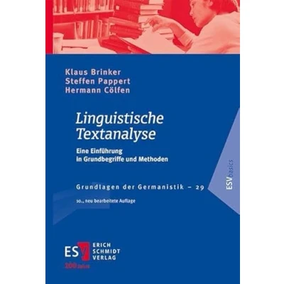 Obrázek Linguistische Textanalyse: Eine Einführung in Grundbegriffe und Methoden (Grundlagen der Germanistik)