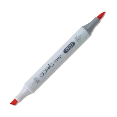 Obrázek COPIC Ciao Marker Typ YR 07, kadmium Orange, univerzální popisovač rozložení, se středně širokým a jedním štětcovým hrotem