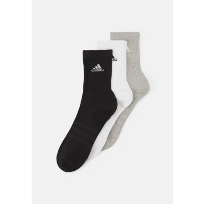 Obrázek adidas Performance 3 PACK Sportovní ponožky, Velikost: 16 18, Medium grey heather/white/black