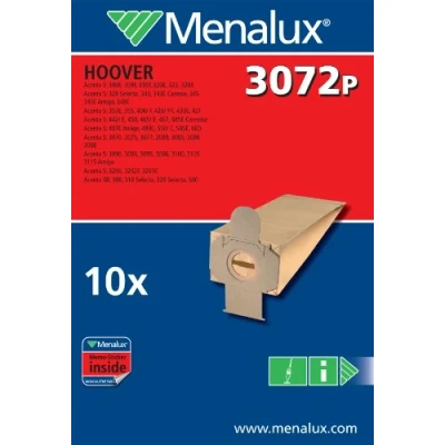 Obrázek Menalux 3072P, 10 sáčků do vysavače pro Hoover