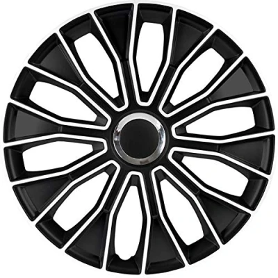 Obrázek AUTO STYLE Sada ozdobných krytů kol Voltec Pro 13 palců černá/bílá