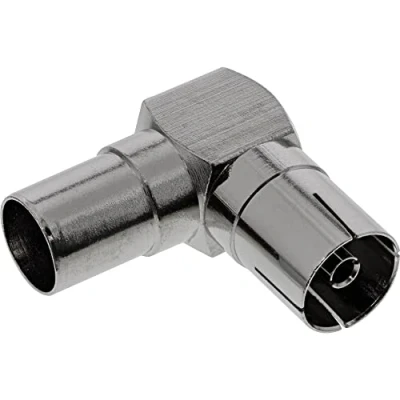 Obrázek InLine 69915M Anténa koaxiální konektor / zdířka, 90 úhlová, kov