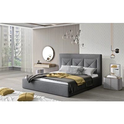 Obrázek Postel Cloe 140x200 kovový rám/ plynový zvedák/ box na lůžkoviny Materiál / Dekor: Sawana 05